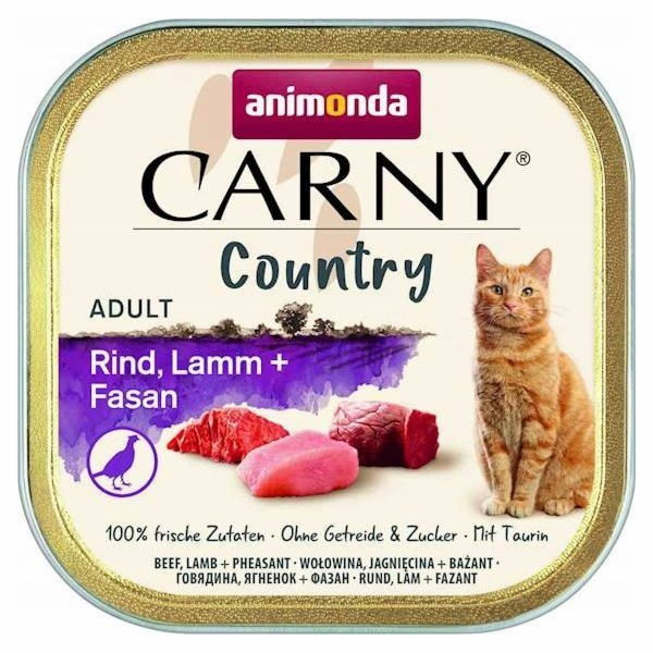 ANIMONDA Carny Country hovězí, jehněčí + bažant - mokré k...