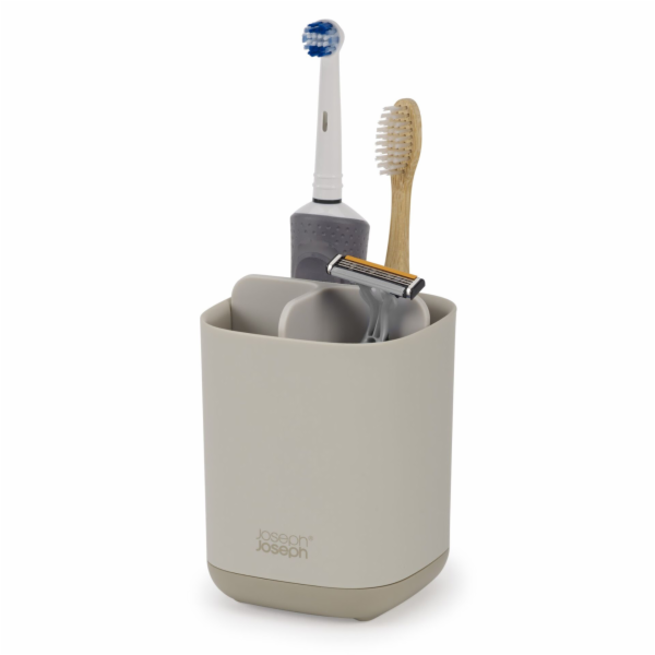 Joseph Joseph EasyStore Matt  Ecru Toothbrush Holder