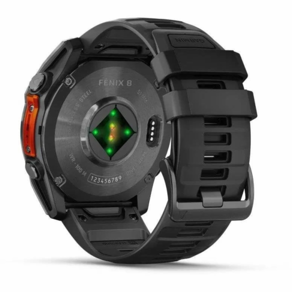 Garmin fenix 8 51mm,AMOLED,Glass,SlGr St
