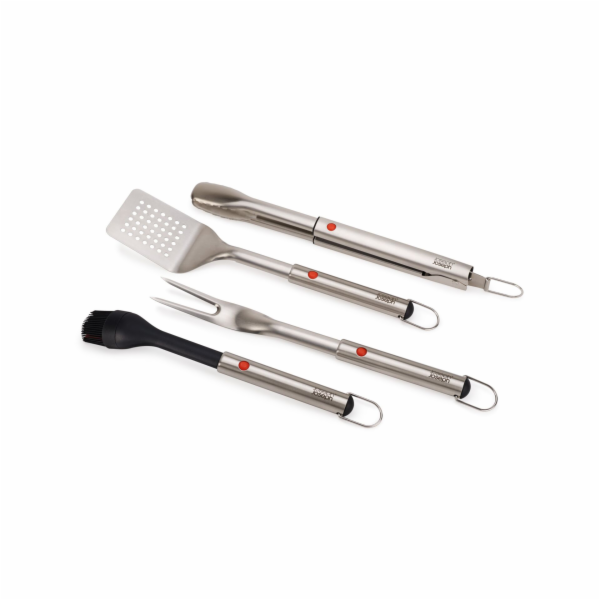 Joseph Joseph GrillOut 4-pc SSL  BBQ Utensil Set w. Stora...