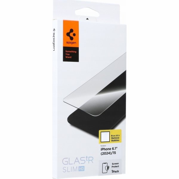 Spigen ochranné sklo GLAS.tR Slim HD pre iPhone 16/15 - C...
