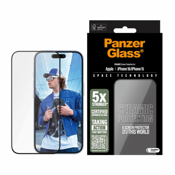 PanzerGlass ochranné sklo UWF Ceramic Protection pre iPho...