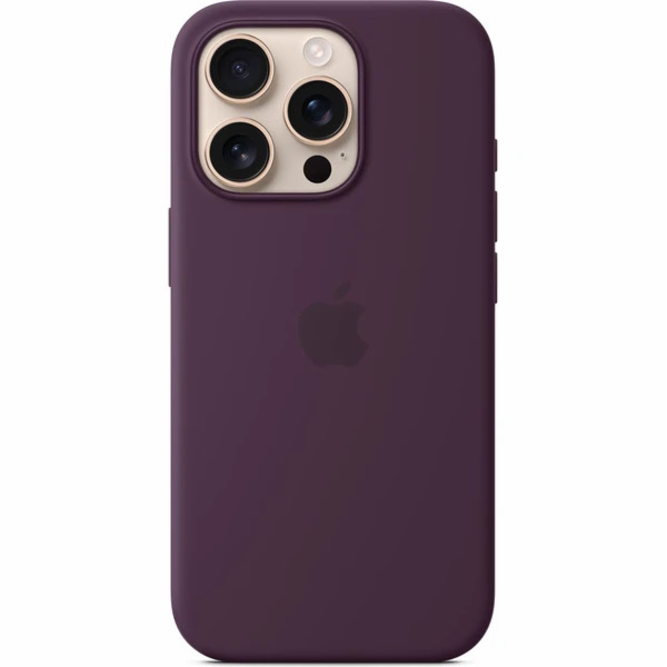 iPhone 16 Pro Max Silicone Case with MagSafe - Plum