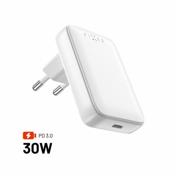 Nabíječka FIXED GaN síťová Slim s USB-C výstupem a podpor...