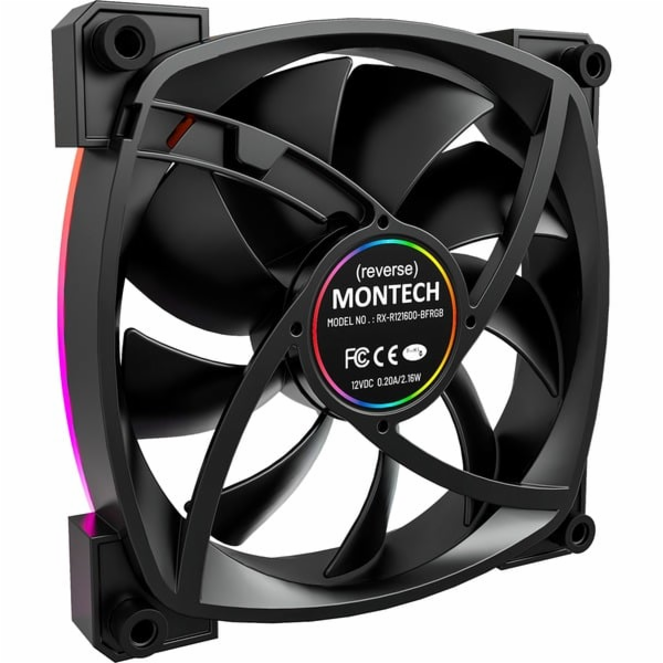 Montech RX120 PWM 120x120x25 (černá, 120 mm)