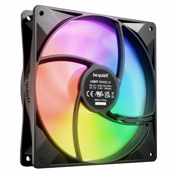 Be quiet Light Wings LX 140mm PWM high-speed Triple Pack ...