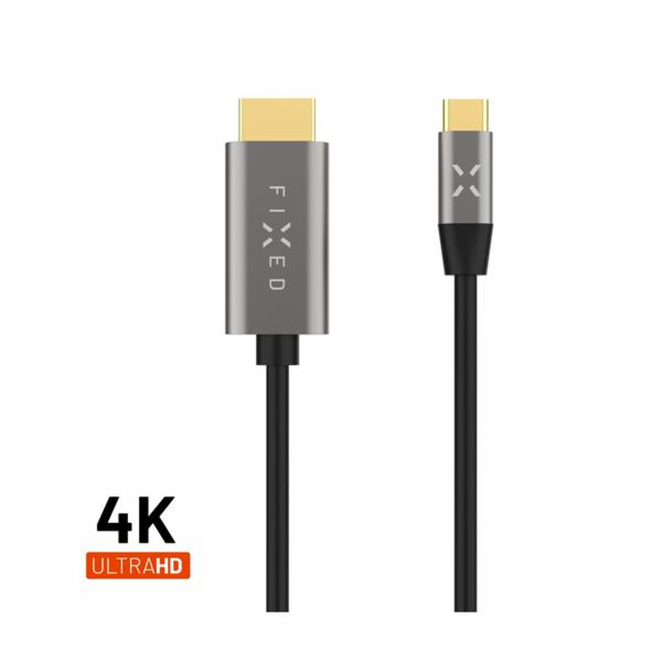 Kabel FIXED s konektory USB-C/HDMI, USB-C 3.1 Gen 2 18Gbp...