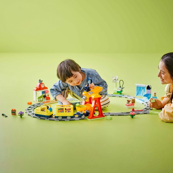 Stavebnice velkého interaktivního vlaku LEGO 10428 DUPLO ...