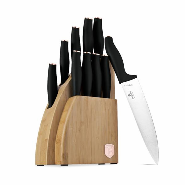 Sada nožů se stojanem BAMBOO 10 ks Black Rose Collection ...