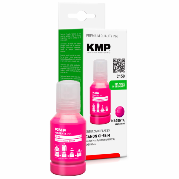 KMP C150 Ink Tank magenta  compatible with Canon GI-56 M
