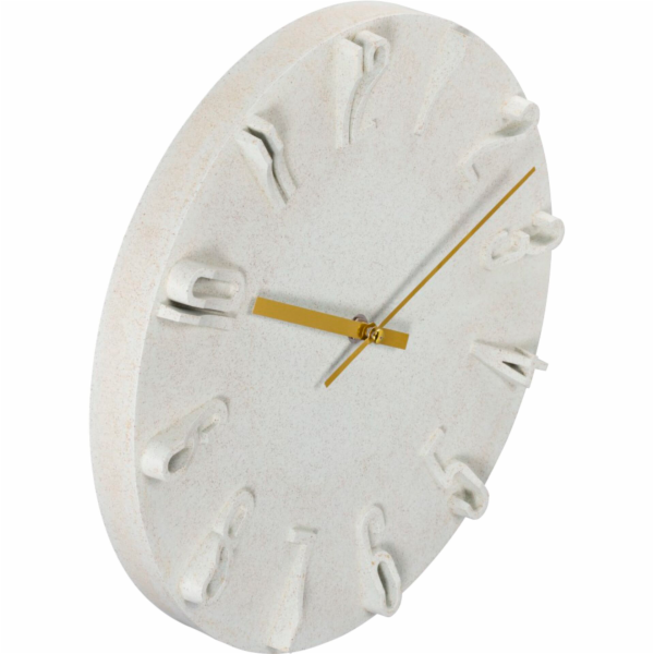 Hama Wall Clock Korfu beige 30cm  3D digits              ...