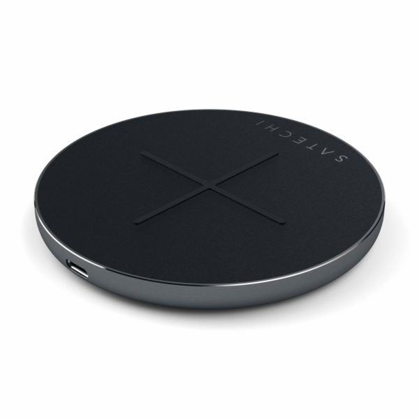 Satechi Aluminum PD &amp; QC  Wireless Charger space gray