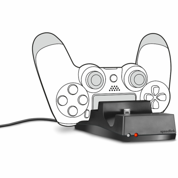 Speedlink Nabíječka JAZZ USB pro PS4 (SL-450000-BK)