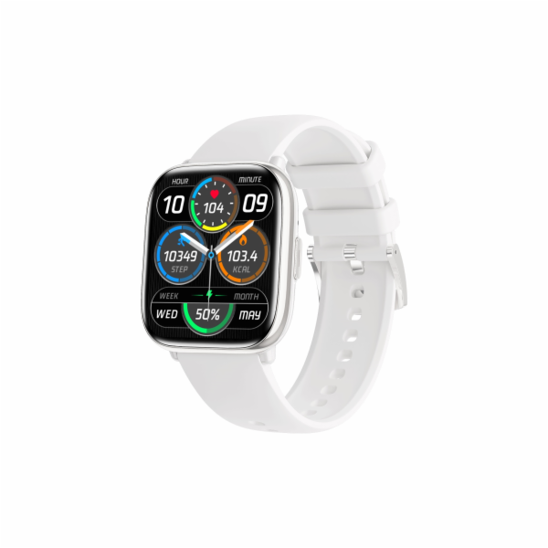 CARNEO Proxima HR+/Silver/Sport Band/White