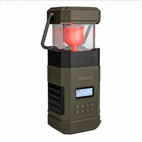 Albrecht DR 114 DAB+ Outdoor-  Radio with Camping-Lamp