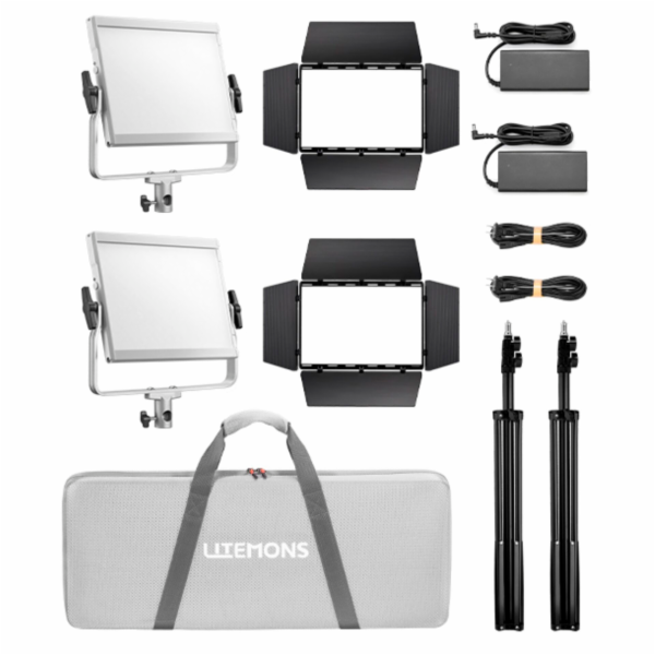 Godox Litemons LP600R 2x Kit  LED Panel Light RGB
