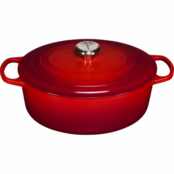 Le Creuset Signature zapék.hrnec  ovál 31 cm tresnove cer...