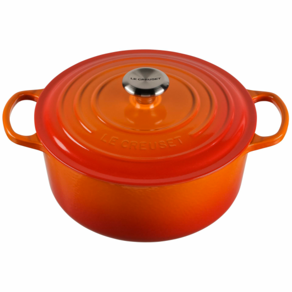 Le Creuset Signature zapék.hrnec  kulaty 26 cm cervená