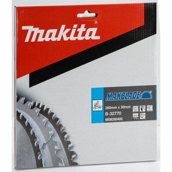 Makita MAKBLADE Saw Blade  260x30x40Z