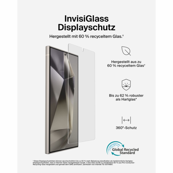 Belkin ScreenForce Invisiglass  Samsung S25 Ultra       O...