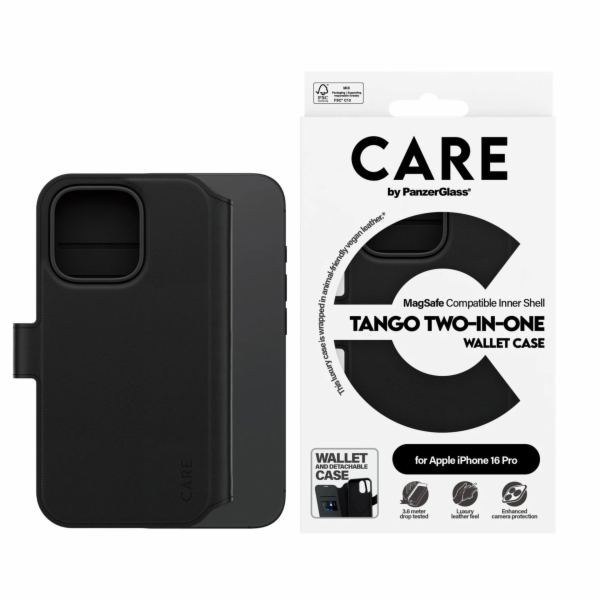 CARE by PanzerGlass Feature Case  Wallet MagSafe iP 16 Pro