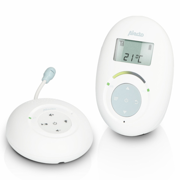 Alecto DECT Baby Monitor w.Full  Eco Mode and diplay, whi...