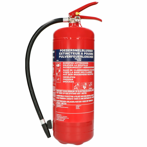 Alecto Fire extinguisher powder  6 kg