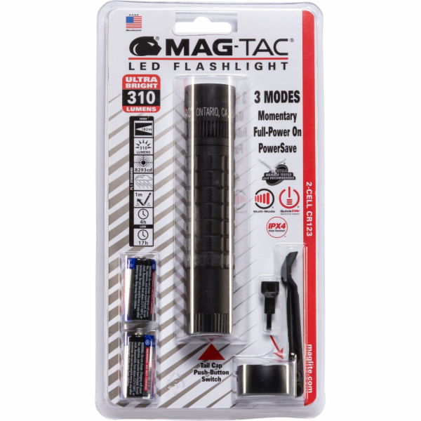 Maglite Mag-Tac plain bezel  Torch black
