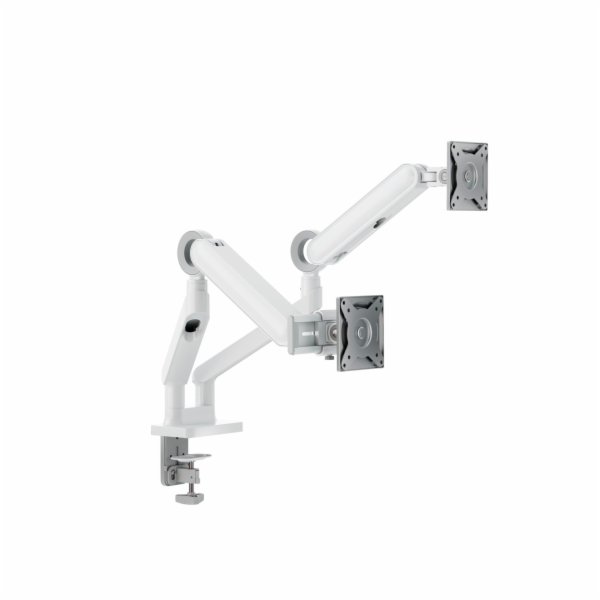 Alogic Glide Flexible Dual Arm  Monitor Mount 17-35 White