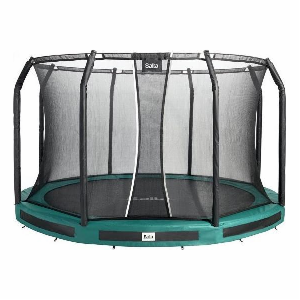 Trampolína Premium Ground Combo 396 cm zelená