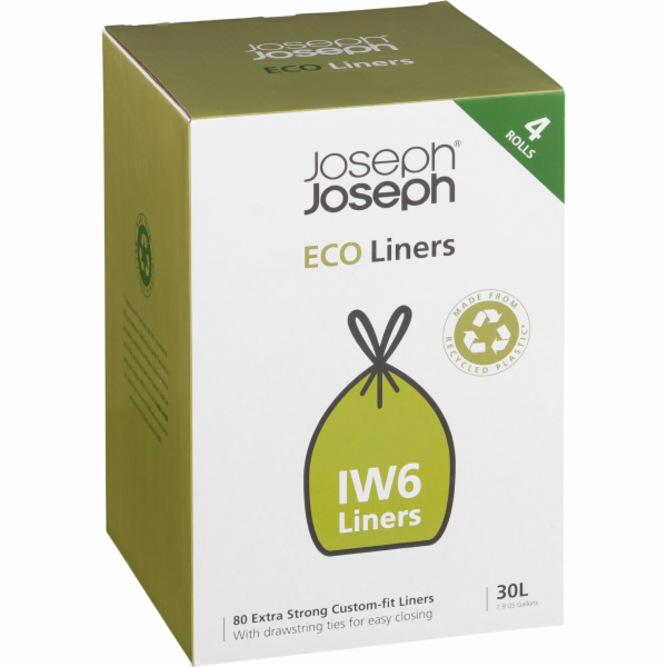 Joseph Joseph IW6 20L grey  Recycled Bin Liners