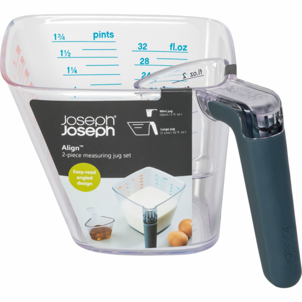 Joseph Joseph Align 2-piece  Easy-read Grey Measuring Jug...