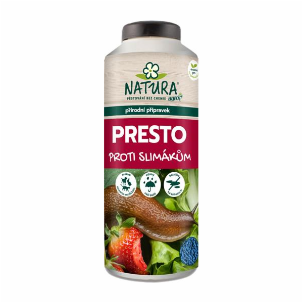 Přípravek Agro NATURA PRESTO na slimáky 920 g