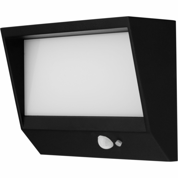 REV LED Solar Wandl.Lumus 110lm  Alu schw.m.Bewegungsm.20...