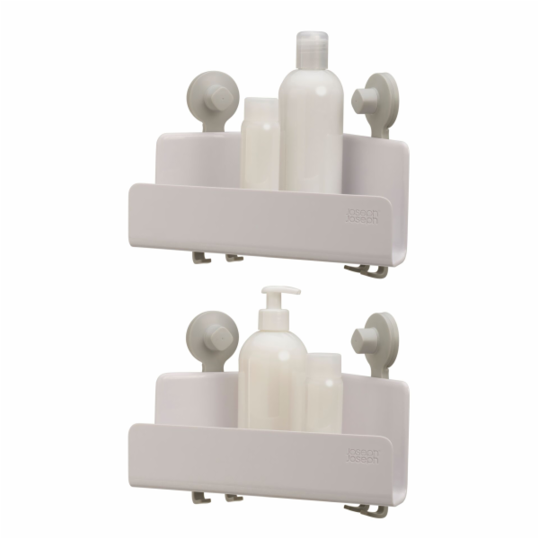 Joseph Joseph EasyStore 2-piece  White Corner Shower Shel...