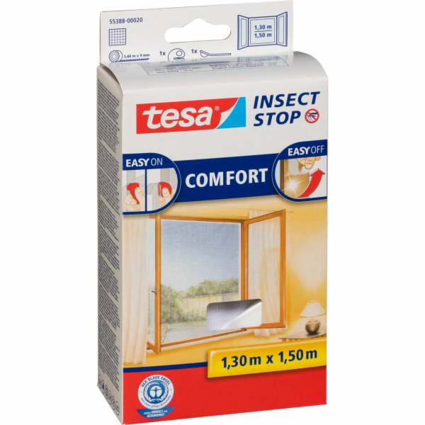 Tesa Insect Stop for Windows  1,3x1,5m White 55388