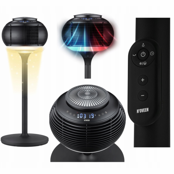 Noveen F780 Kopulový ventilátor 1200 W Vnitřní černá
