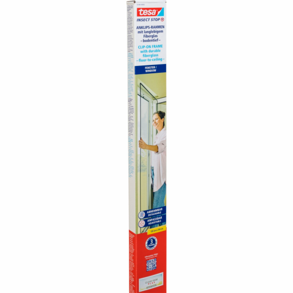 Tesa Insect Stop Clip On 55360  floor to ceiling 2,4x1,2m...