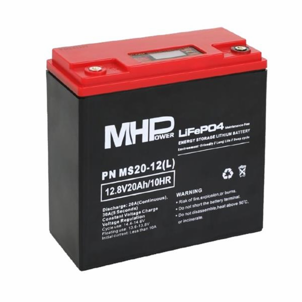 MHPower MS20-12(L) Lithium baterie LiFePO4 12V/20A