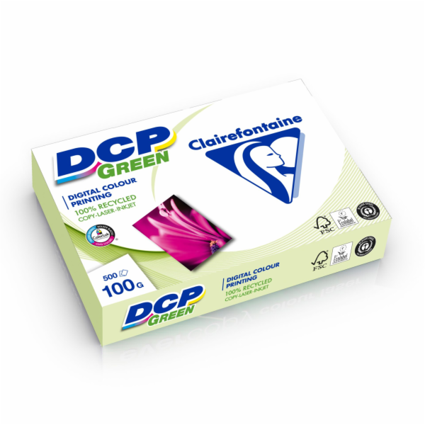 Clairefontaine DCP Green 100 g  A 4 Recycled Paper 500 Sh...