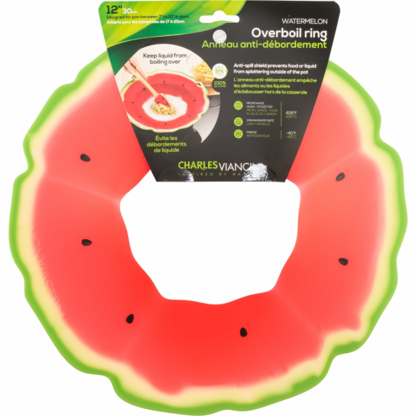 Charles Viancin WATERMELON 30 cm  Silicone Overboil Ring