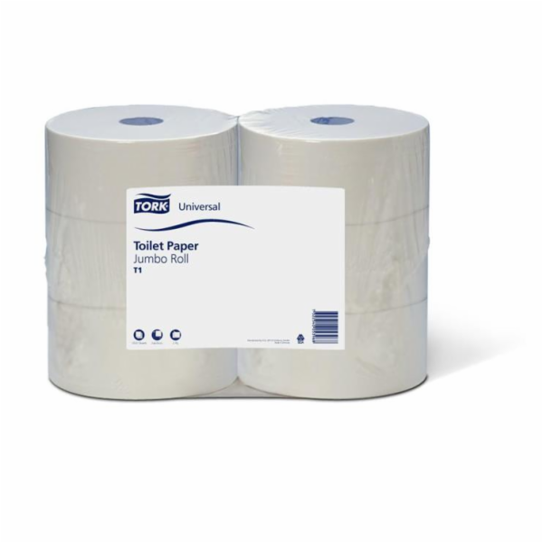 Tork Toaletní papír Jumbo T1 Universal 1-lag 120160 6 rol...