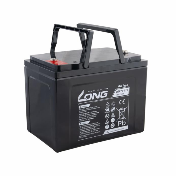 Baterie Long  12V 75Ah F8 DeepCycle GEL 10 let (LGK75-12N)