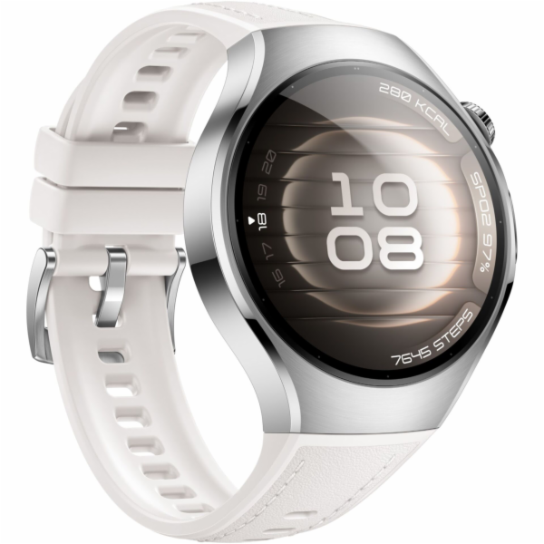 Huawei Watch 5 42mm (Soc-L19L) (silber/weiß, Komposit-Arm...