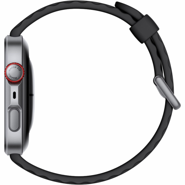 Huawei Watch Fit 4 Pro schwarz  Fluorelastomer-Armband