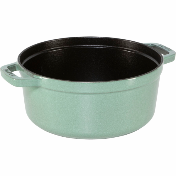 Staub La Cocotte 24cm round  Sage Green, Cast Iron