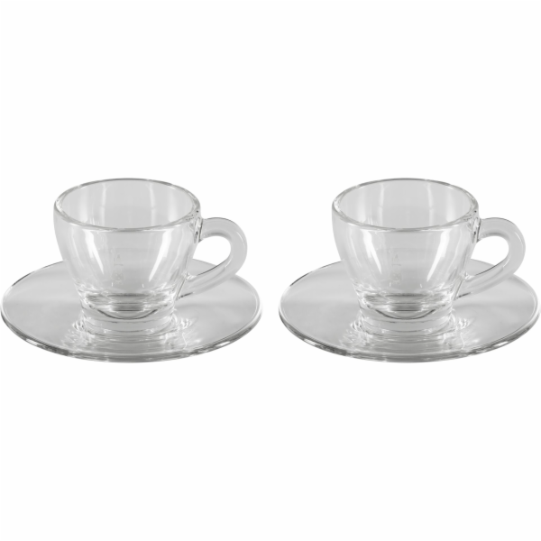 Bialetti Moka-Cup Set Glass  ISTITUZIONALE 2 Cups