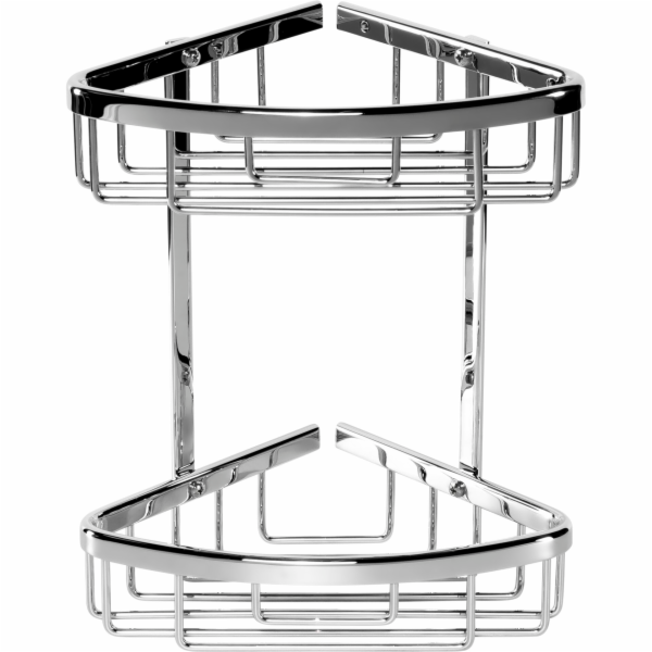 Tesa Aluxx Bathroom Corner Shelf  40205 chrome incl. adhe...