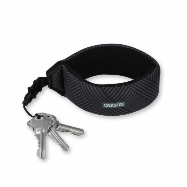 Carson floating wrist strap  graphite