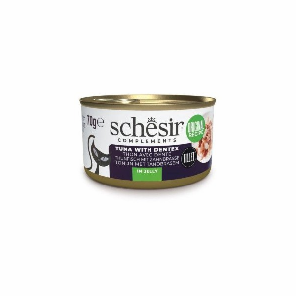SCHESIR Oceanic Adult Tuna with Dentic - vlhké krmivo pro...